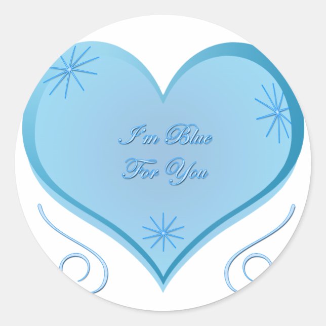 I'm Blue For You Sticker (Front)