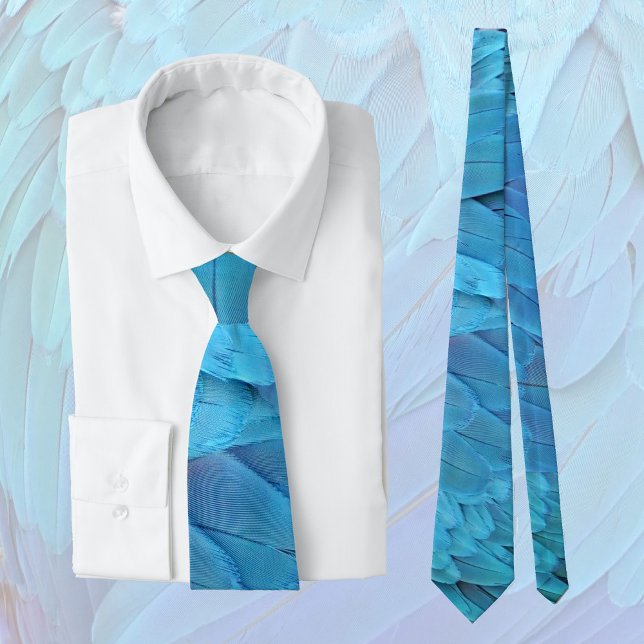 I'm blue - Macaw feathers Tie (Creator Uploaded)