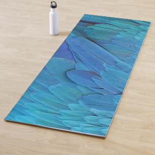 I'm blue - Macaw feathers Yoga Mat