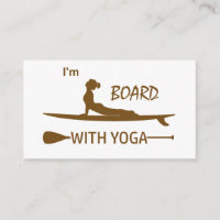 I'm Board With Yoga