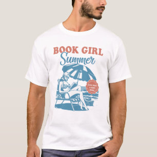 I'm Booked For The Summer Book Girl Summer Retro F T-Shirt