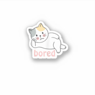 I'm bored cute Kitty Cat Animal