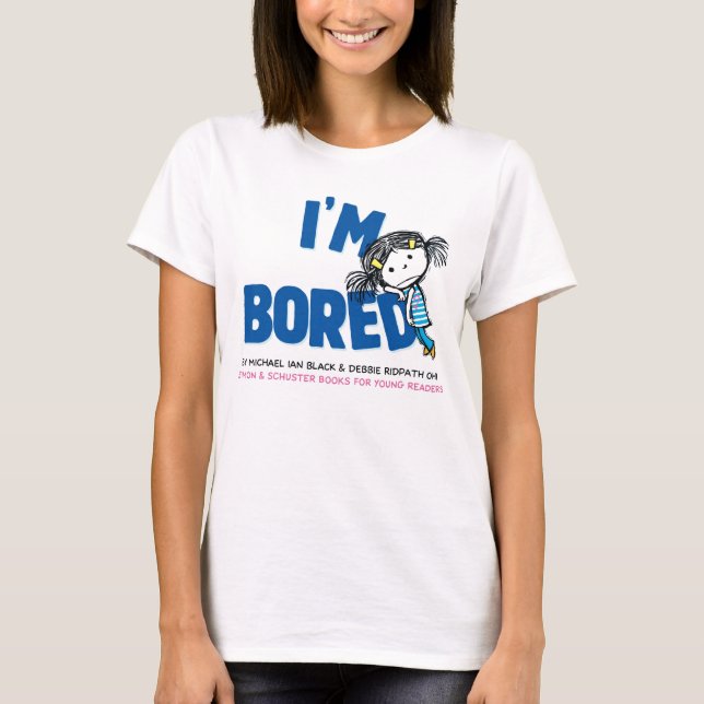 I'M BORED Women's Ringer T-shirt, Ballerina Back T-Shirt (Front)