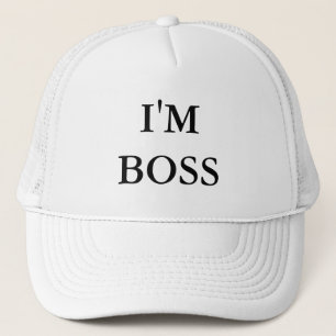 I'M BOSS TRUCKER HAT