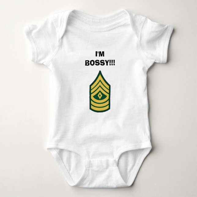 I'M  BOSSY!!! BABY BODYSUIT (Front)