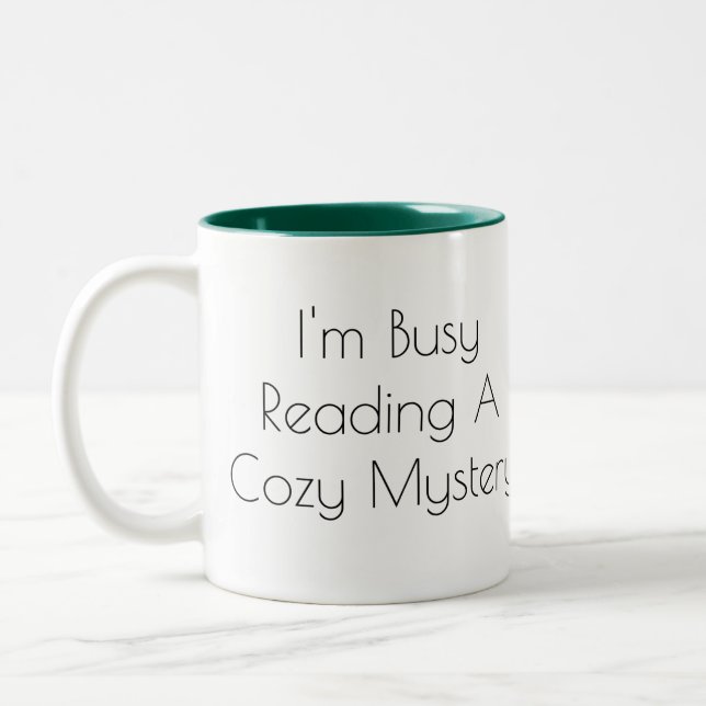 I'm Busy Reading Two-Tone Coffee Mug (Left)