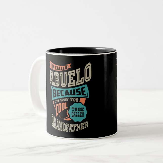 I'm Called Abuelo Two-Tone Coffee Mug (Front Left)