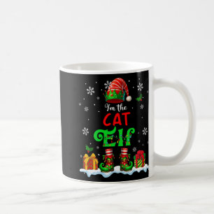 I'm Cat Elf Christmas Elf Costume Cat Owner Family Coffee Mug