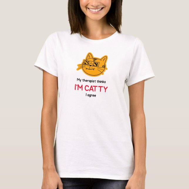 'I'm Catty' t-shirt! T-Shirt (Front)
