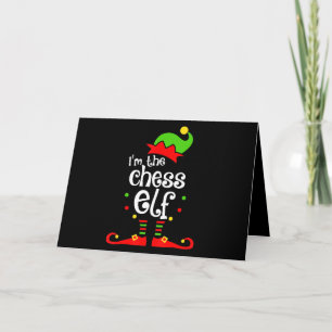 im chess elf xmas family friend christmas gift card