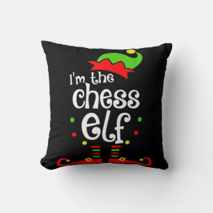 im chess elf xmas family friend christmas gift cushion