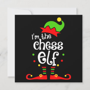 im  chess elf xmas family friend christmas gift invitation