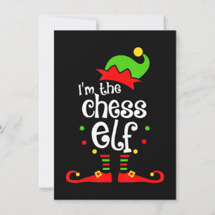 im  chess elf xmas family friend christmas gift invitation