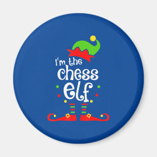 im  chess elf xmas family friend christmas gift magnet