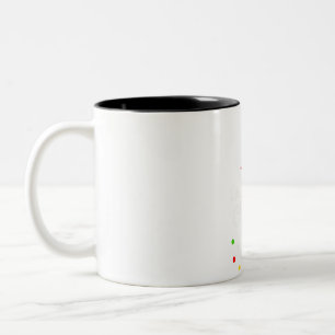 im chess elf xmas family friend christmas gift Two-Tone coffee mug