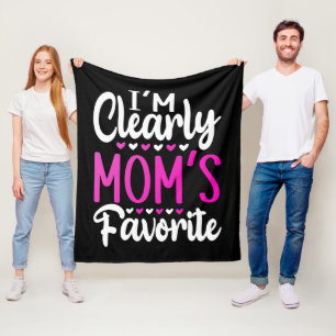 I'm Clearly Mum's Favourite    Fleece Blanket