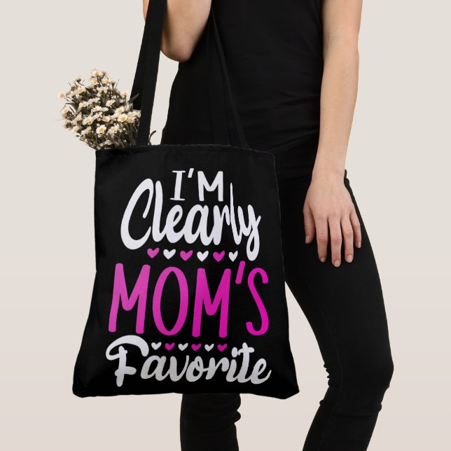 I'm Clearly Mum's Favourite   Tote Bag (Close Up)