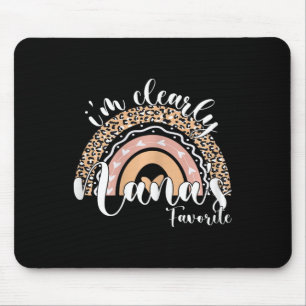 I'm Clearly Nana's Favourite Mothers Day Gifts For Mouse Pad