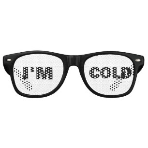 I'M COLD FUNNY WINTER SUNGLASSES CHRISTMAS