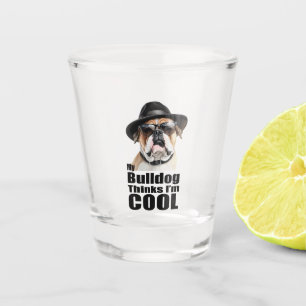 I'm Cool Bulldog Shot Glass