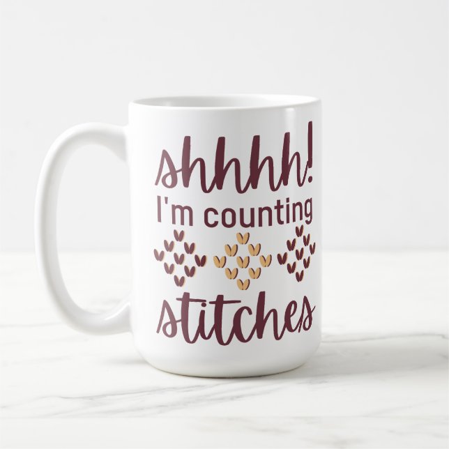 I'm Counting Stitches Coffee Mug (Left)
