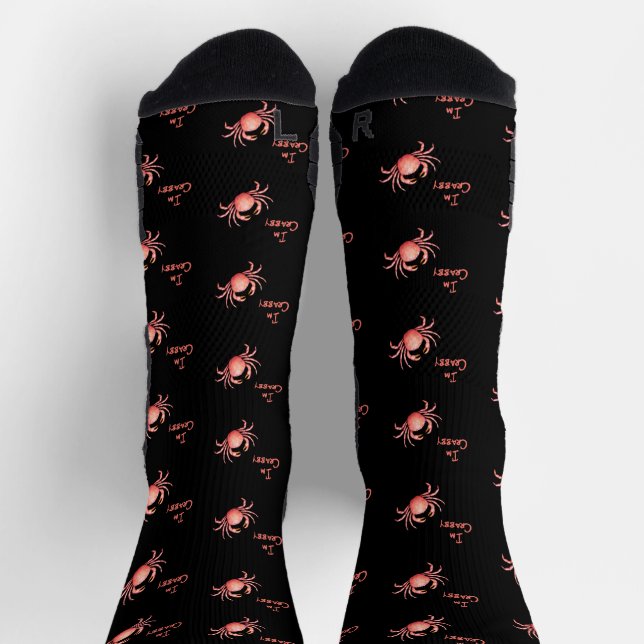 I'm Crabby All-Over-Print Socks (Top)