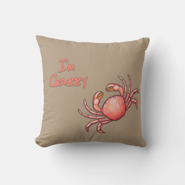 I'm Crabby Cushion (Front)
