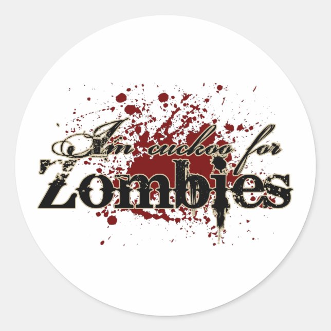 I'm cuckoo... classic round sticker (Front)