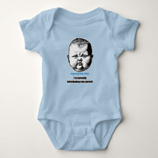 I'm currently interviewing new parents - dry humou baby bodysuit