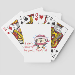 I'm Cute Playing Cards