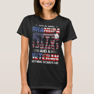 I'm Dad Grandpa And A Veteran Proud Us Veteran Fat T-Shirt