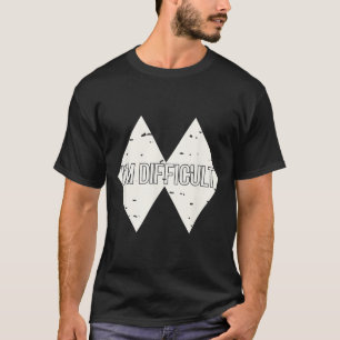 I'm Difficult Funny Double Skii Black Diamonds Pun T-Shirt