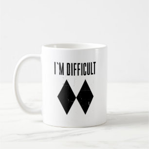 I'm Difficult Skiing Double Black Diamond Slopes Coffee Mug