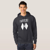 I'm Difficult Skiing Double Diamond Winter Sports Hoodie (Front Full)