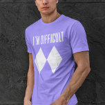 I'm Difficult Skiing Gag Dad Birthday Novelty Tri-Blend Shirt<br><div class="desc">I'm Difficult Skiing gag for the avid skier. Perfect for any time of the year. Double Diamond design that skiers and snowboarders would love. Whether you're hitting the slopes or just hanging out,  let the world know you love your hobby and passion</div>