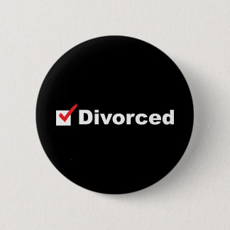 I'm Divorced And Available 6 Cm Round Badge