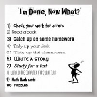 "I'm Done, Now What?" Poster
