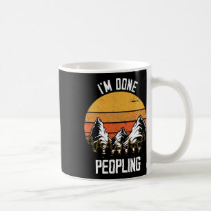 I'm Done Peopling Camping Mountain Climbing Advent Coffee Mug
