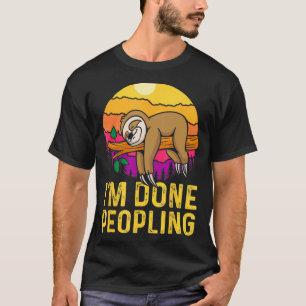 Im done peopling Tent Wilderness Glamping Campfire T-Shirt