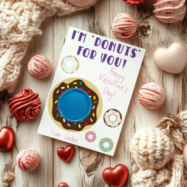 I'm "Doughnuts" for you!  Play Doh Valentine's gif Enclosure Card (Creator Uploaded)