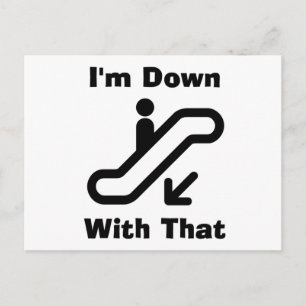 I'm Down With That Postcard