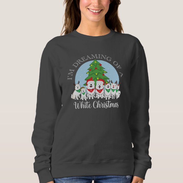 I'm dreaming of a white Christmas featuring Aslan Sweatshirt (Front)