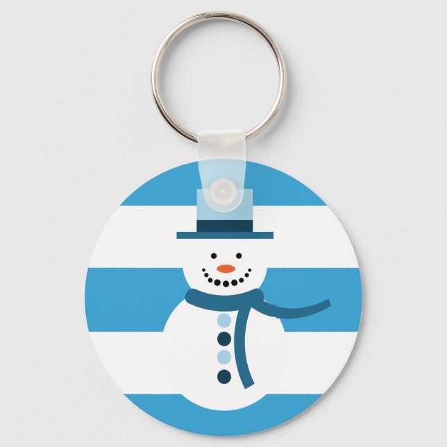 I'm Dreaming Of A White Winter Snowman Key Ring (Front)