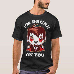 Im Drunk On You kawaii Little Red Vampire T-Shirt
