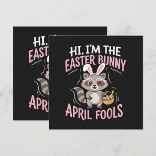 Im Easter Bunny April Fools Invitation