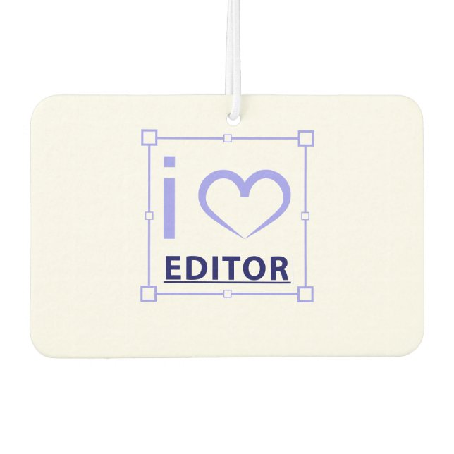 I'm editor car air freshener (Front)
