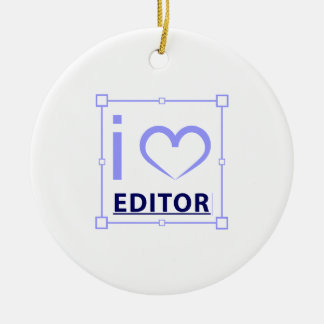 I'm Editor Ceramic Ornament