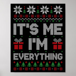 I'm Everything He Want For Christmas Xmas Couple M Poster
