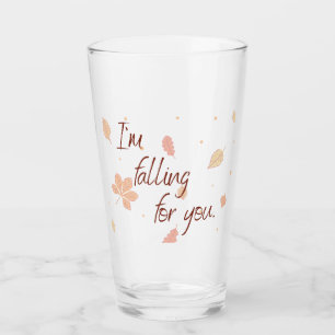 I'm Falling For You Drinking Glass