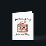 I'm Feeling Sedimental - Cute Geology Pun Cartoon Holiday Card<br><div class="desc">This is the best pet rock you can find -- one that makes you smile and brightens your day! This sweet geology-inspired mug is cute and clever, perfect for the home, lab or office, for geology or dad joke lovers alike. Featuring an adorable kawaii sedimentary rock, “I’m Feeling Very Sedimental...</div>